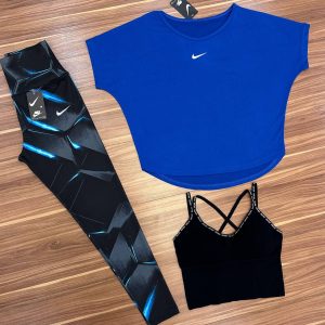 ست ورزشی لگ و کراپ و نیمتنه کد 3657