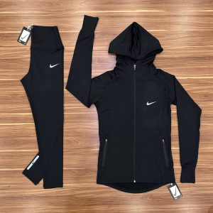 ست ورزشی سوییشرت کلاهدار و لگ ساده کد 3664